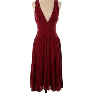 BCBGMaxAzria Deep Red Backless Dress ❤️